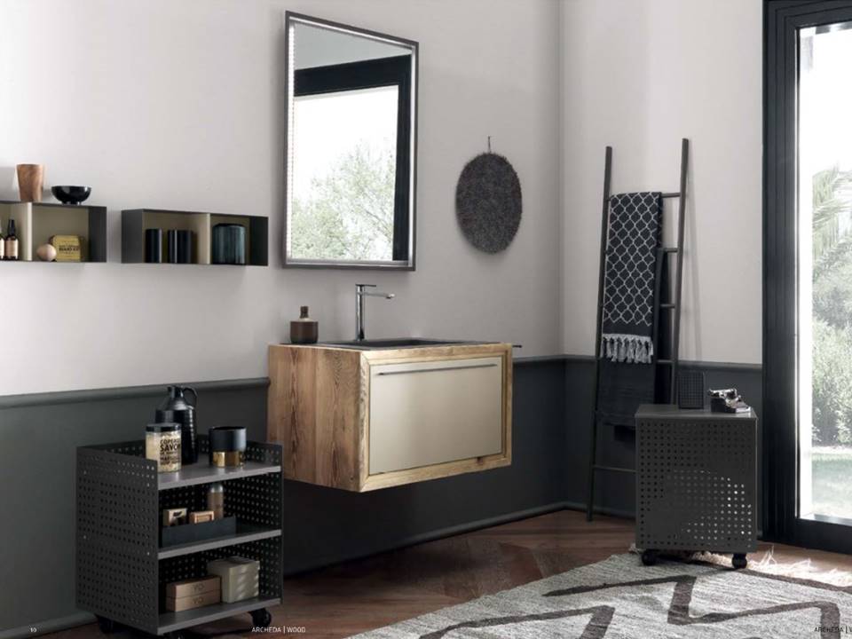 mobile da bagno industrial style